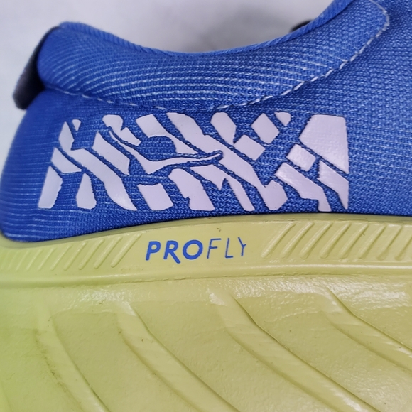 Hoka One One Mach 2 Profly Running Shoes Sneakers Blue Green Size 10.5 - Picture 11 of 14